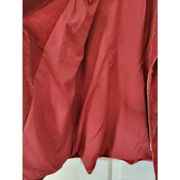 Sedge Red Velvet Blazer M - Picture 9 of 9